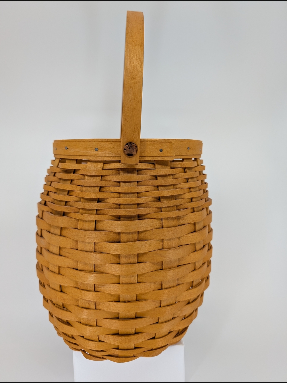 Longaberger October Fields Basket/Candy Corn Liner/Jack-o'-lantern Lid/Protector - Picture 4 of 9